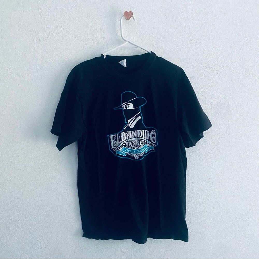 Port & Company black El Bandito tequila t-shirt